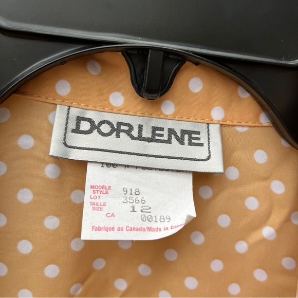 Vintage yellow polkadot dress. - Picture 3 of 6